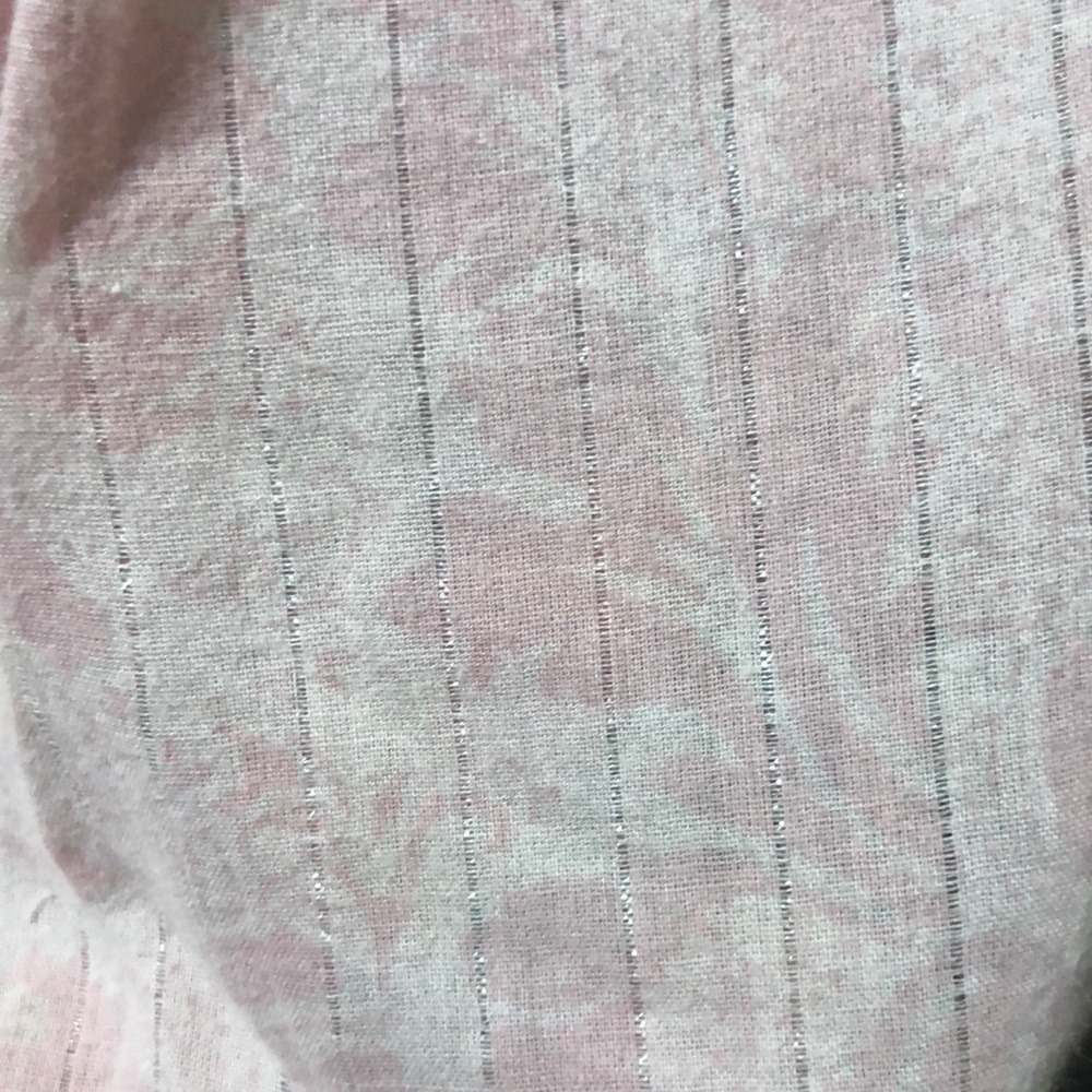 Basic Editions Pink Blouse Short-Sleeved Button-Up - Picture 4 of 7